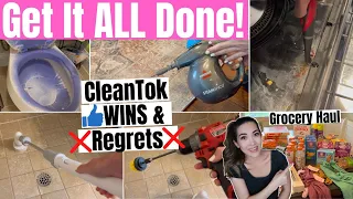 GET IT ALL DONE! | Cleaning Motivation, Testing New Cleantok & WALMART GROCERY HAUL