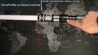 How to configure an Ultrasabers UltraProffie Lightsaber using on board controls