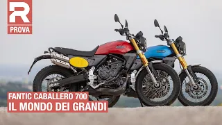 Test Fantic Caballero 700 How it goes on the road, data sheet and price of the new medium scrambler