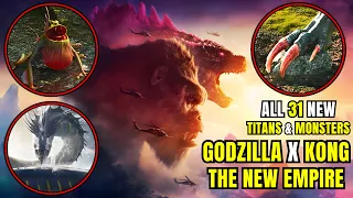 Godzilla X Kong The New Empire Monsters | Godzilla X Kong The New Empire Titans | All Titans