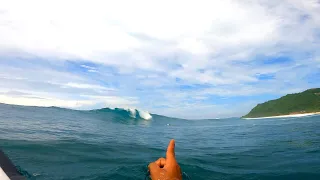 Only 3 of us Surfing in This SECRET Spot - pov 2023
