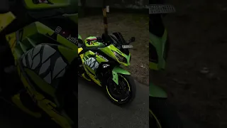 Ninja 300 stunt rolling burnout #ninja300 #ninja