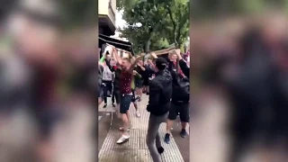 ENGLAND FANS IN PORTUGAL - Chants, Fights and more!