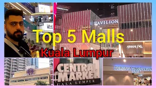 Top 5 Malls in Kuala Lumpur🤩 | Malaysia | Vlog#30