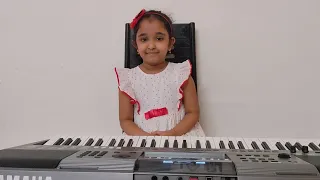 Instrumental- Tujhe Dekha to Ye Jana Sanam(DDLJ) Theme on Keyboard/Piano by Ananya Kulkarni