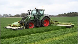 Silage 2023 - Mowing with Fendt 724 & Claas Triples