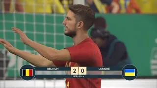 PES 2019 (PC) Belgium vs Ukraine| UEFA EURO 2020 | Full Match HD-PC GamePlaySSS