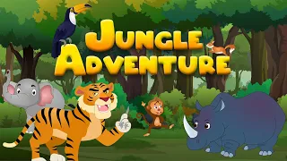 Jungle Adventure with Wild Animals-02 | જંગલના જંગલી પ્રાણીઓ ગુજરાતી ગીત | #cartoon #kidsrhymes