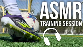 ASMR Individual Training Session in Adidas F50 Elite | Soccer / Football Training Session