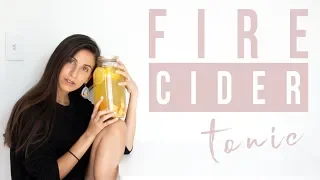 FIRE CIDER TONIC | zero waste & vegan cold remedy