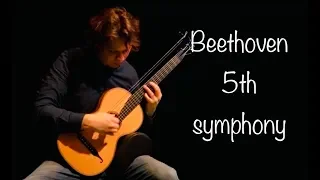 Beethoven's 5th Symphony on Classical Guitar [Allegro Con Brio] - Rolf van Meurs