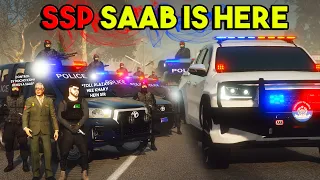 NEW SSP IN LOS SANTOS !! | SINDH POLICE | REAL LIFE MOD | GTA 5 PAKISTAN