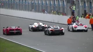 LaFerrari vs Agera R vs McLaren P1 vs 918 Spyder!