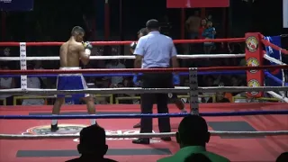 Oliver Flores G TKO 1R vs Eusebio Osejo - 140 lbs - Bufalo Boxing Promotions