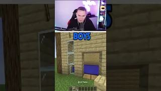 Wie MÄDCHEN & JUNGS MINECRAFT SPIELEN.. 😂 #shorts