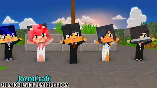 APHMAU FRIENDS WEDDING DRESS CREW | CHICKEN WINGS MEME | PHUT HON DANCE - Minecraft Animation