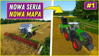 NOWA SERIA - Wielkie pola, żniwa i maszyny! 🌾 Czeski film #1 🌾 FS22 timelapse