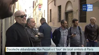 Discoteche abbandonate, Max Pezzali e il ”tour” dei locali simbolo di Pavia