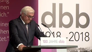 100 Jahre dbb - Festakt mit Bundespräsident Steinmeier