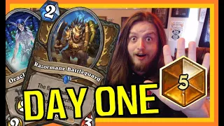 DAY ONE LEGEND!!! | RANK 5 LEGEND AGGRO TAUNT DRUID!!! | BEST DECK IN STORMWIND??!? Hearthstone