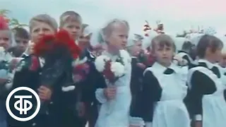 В Волгодонске открылась новая школа. Новости. Эфир 01.09.1979