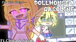 Dollhouse x Gasoline [FNaF] ft.Susie & Chica // Tik Tok Trend // Original Trend // Happy Pride Day !