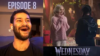 Watching Wednesday Episode 8 - "A Murder of Woes" First Reaction!! || Tv Show Reaction!!
