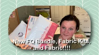 Come See My New FQ Monthly Bundle, New Quilt Kits, and New Fabric! #unboxing #sewing #quilting