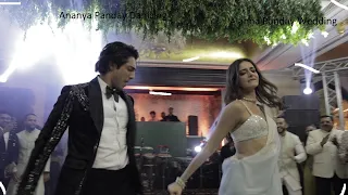 Ananya Panday Dancing on her cousin alanna panday  wedding