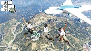 What Happens if You Jump from the Highest Point in GTA 5? (Franklin vs Michael vs Trevor)