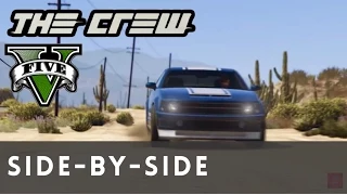 Side-By-Side The Crew Launch Trailer GTA V Remake (Short Version)