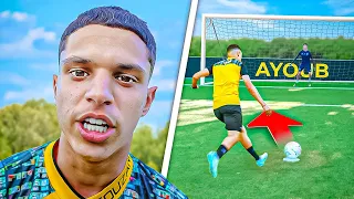 MONSTERLIJKE VOETBALCHALLENGE | AYOUB vs BROERS 😱🔥