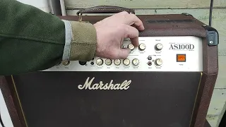 Marshall AS100D, демонстрационное видео