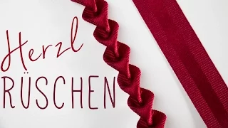 DIY Herzlrüschen selber machen & Dirndl verschönern