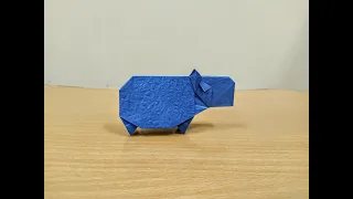 How To Make A Paper Capybara | Origami Animals