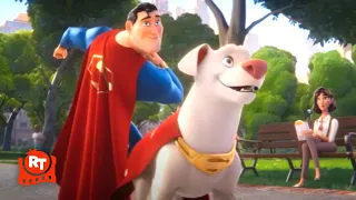 DC League of Super-Pets (2022) - Superman & Krypto Play Fetch Scene | Movieclips