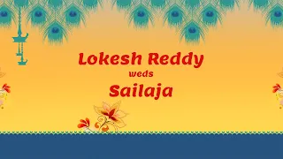 Lokesh Reddy weds Sailaja