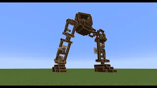 Minecraft Create 23. -Improved leg making Video-