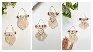 DIY Macrame Mini Ornaments 1 | Easy Macrame Decoration