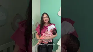 POSIÇÃO PARA ARROTAR SEM ACORDAR O BEBÊ