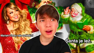 VÁNOČNÍ KONSPIRAČNÍ TEORIE: Santa je LEŽ a SATAN?! Burton x Walt DISNEY, GRINCH, Sia a Mariah Carey!