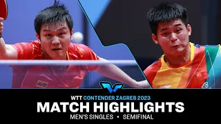 Fan Zhendong vs Lin Shidong | MS SF | WTT Contender Zagreb 2023