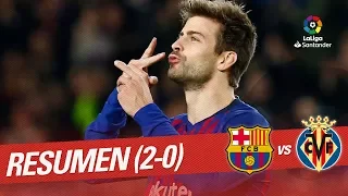 Highlights FC Barcelona vs Villarreal CF (2-0)