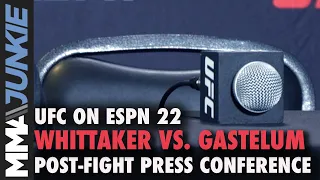 Archive of the UFC on ESPN 22: Whittaker vs. Gastelum post-fight press conference live stream