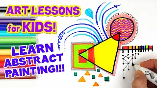 LEARN ABSTRACT ART (MODERN ART LESSONS FOR KIDS)