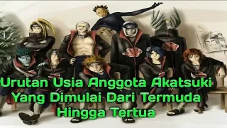 Urutan Usia Anggota Akatsuki Yang Dimulai Dari Termuda Hingga Tertua