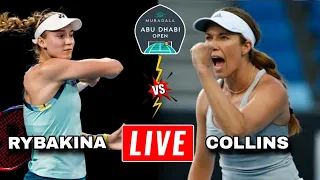 Rybakina vs Collins Live Streaming | 2024 Abu Dhabi Round 2 |Danielle Collins vs Elena Rybakina Live
