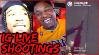 RAPPER SHOOTINGS ON IG LIVE