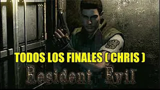 Resident Evil Remake HD Todos los Finales (Chris) HD 1080p