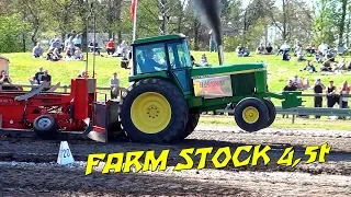 1 DM Brande 2018 Farm Stock 4,5t & Modified 950kg DK Tractor Pulling